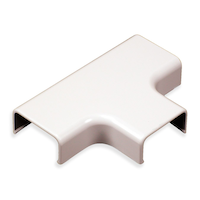 Wiremold C51 CordMate II Cord Cover T-Fitting, Paintable, White