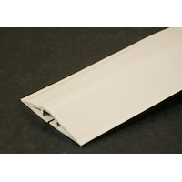 Wiremold CDI-5 Corduct 5' Overfloor Cord Cover/Protector, Ivory Front_Angled_Left