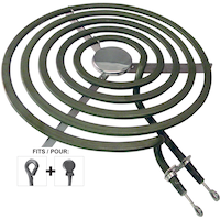 Laser 62455 Surface Stove Element, 2400W, 240V, 8-in