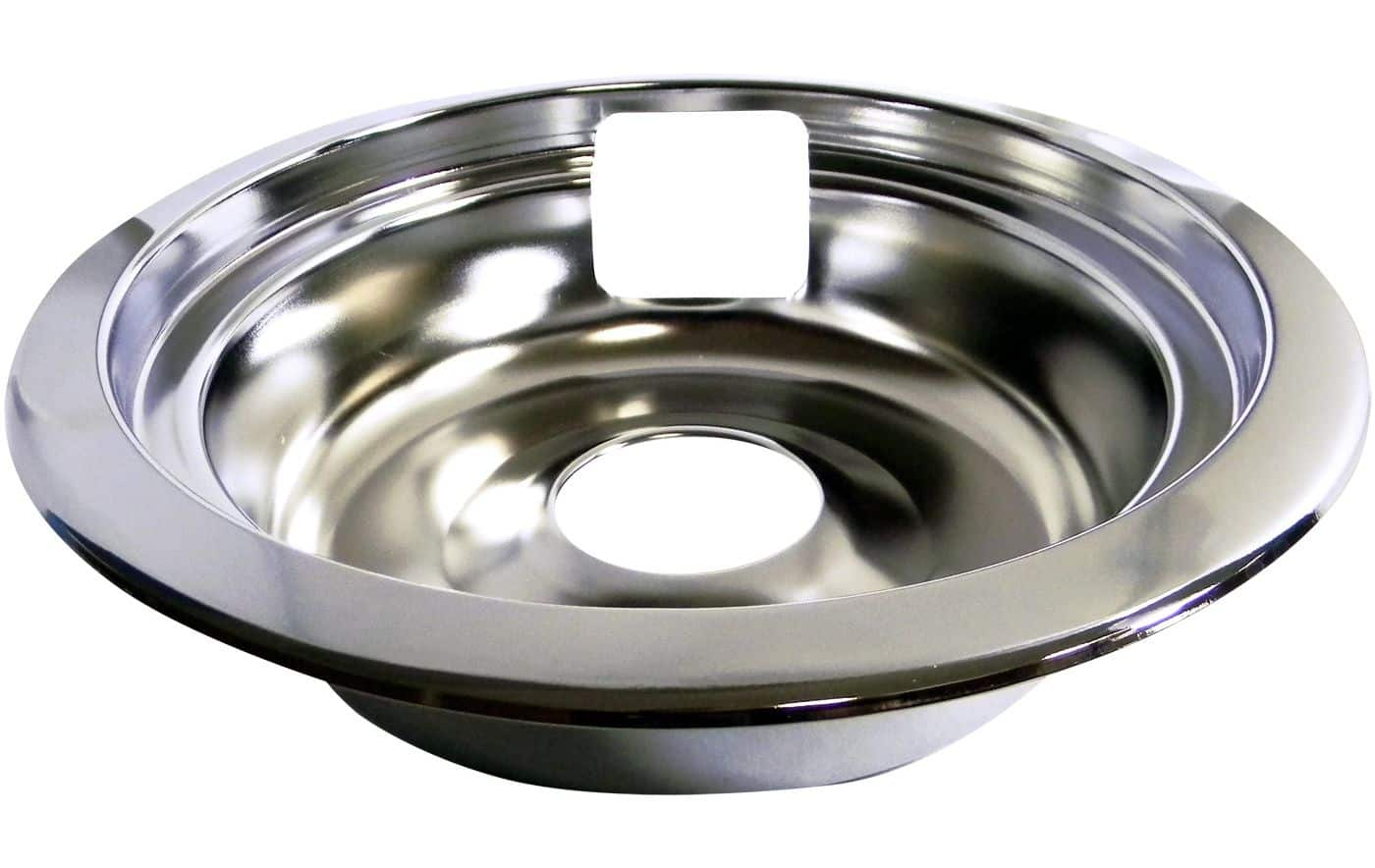 Laser 62469 Universal Stove Drip Pan With Trim Ring Bright Chrome 6