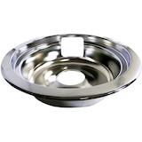 Laser 62469 Universal Stove Drip Pan with Trim Ring, Bright Chrome, 6-in Overhead_Plunge