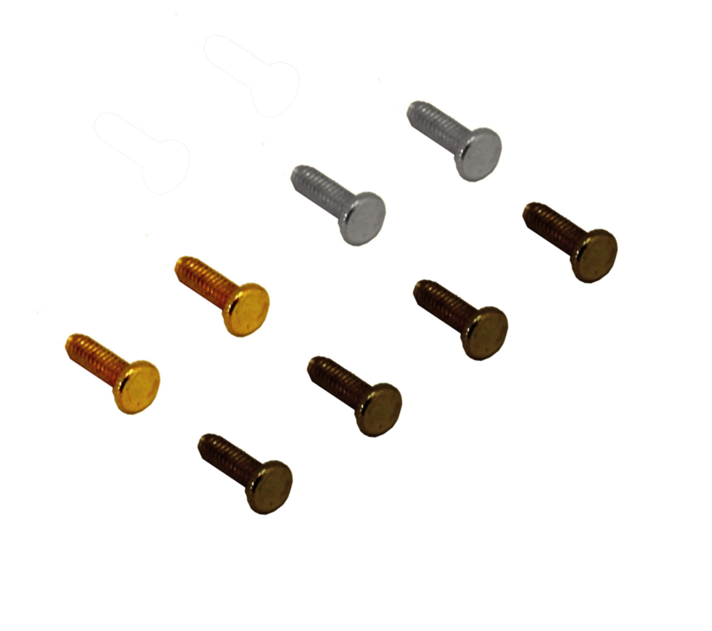 Atron Knurled Oil Rubbed Bronze & Nickel Screws Overhead_Plunge