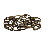 Chaîne en laiton robuste Atron Electro Industries LA732, calibre 8, laiton antique, 3 pi Overhead_Plunge