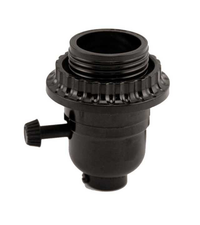 Atron Electro Industries LA849 Phenolic Medium Base Turn Knob Socket