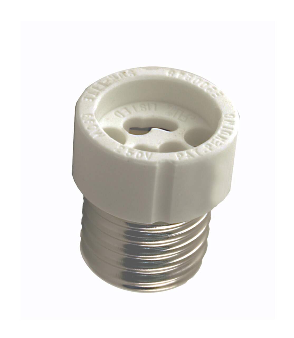 Atron Electro Industries LA899 Porcelain GU10 Adapter Socket, 660W, 250V,  White