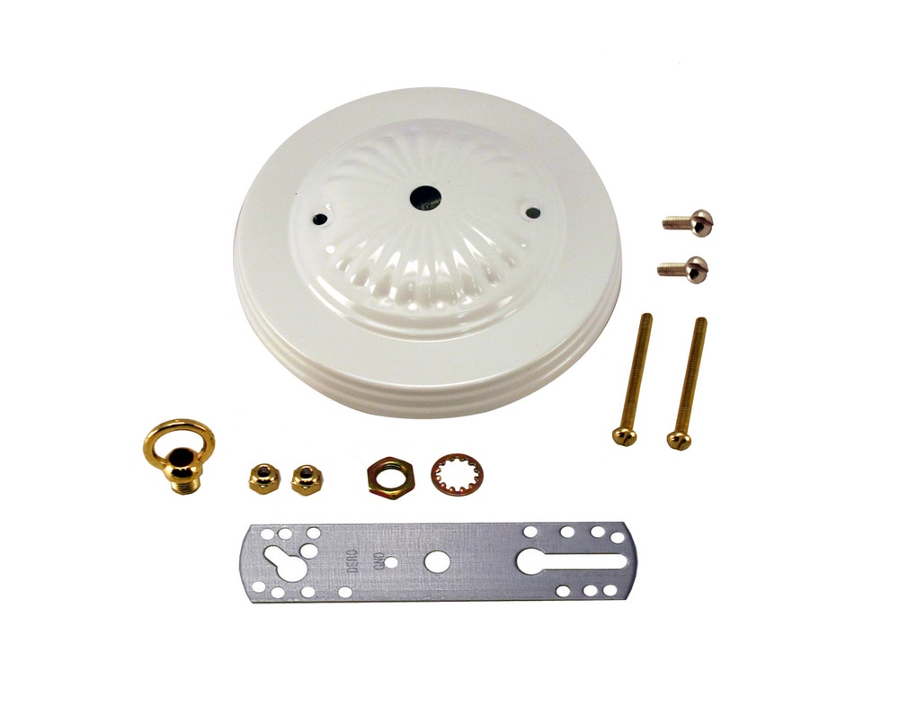 Atron Electro Industries LA613 Deluxe Canopy Kit, 5in, White