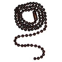 Atron Electro Industries LA409 Beaded Pull Chain, 12-in, Oil Rubbed Bronze Overhead_Plunge