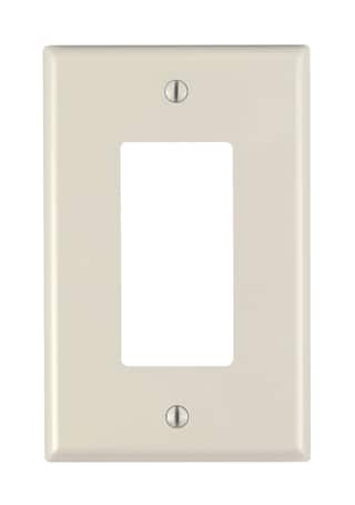 Leviton Decora Wallplate 1 Gang Midway Size Light Almond Canadian Tire - What Is A Decora Wall Plate