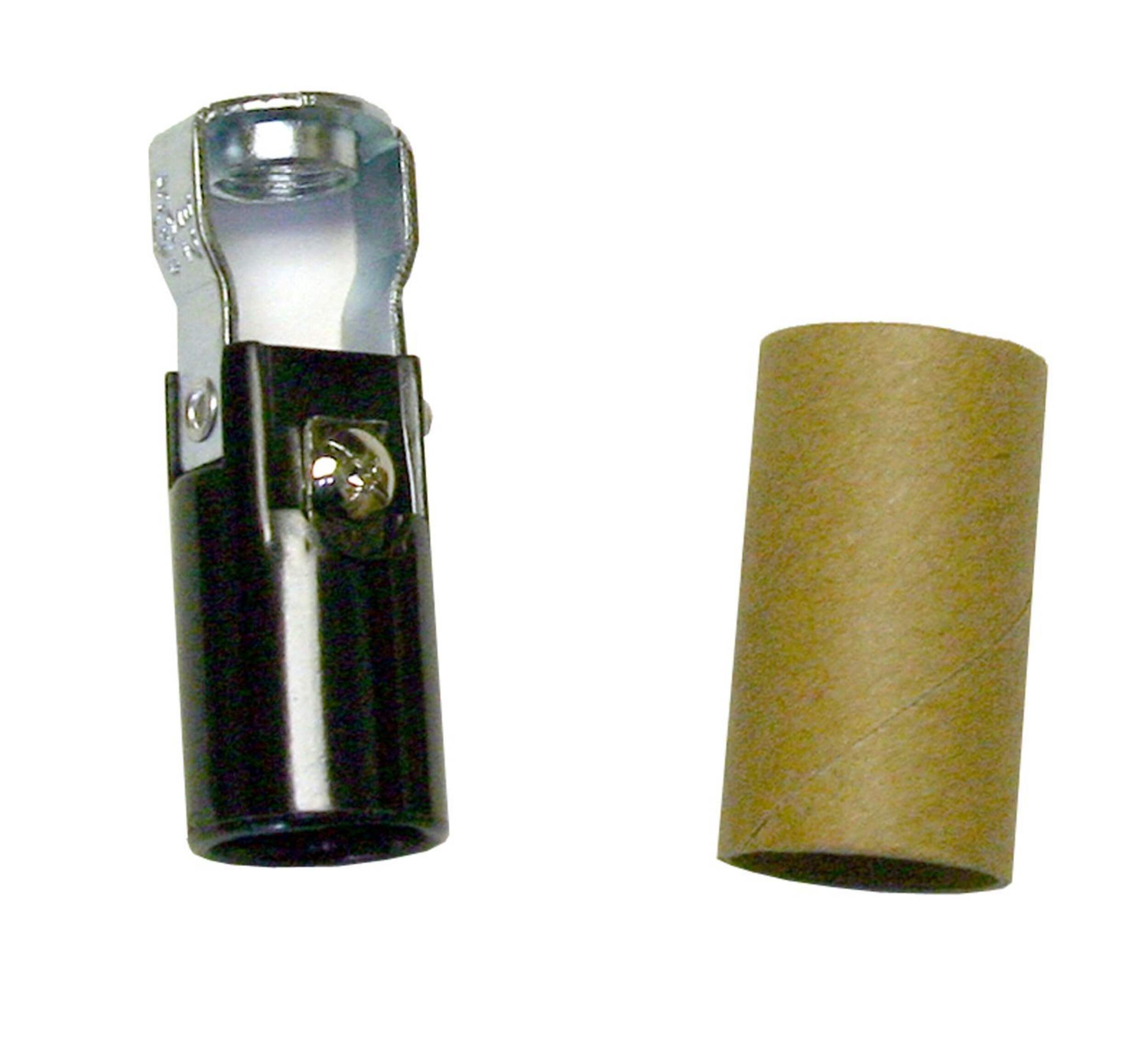 Atron Electro Industries LA939 Keyless Candelabra Candle Socket, 75W, 125V, 2- 3/16-in Composite_or_Mixed