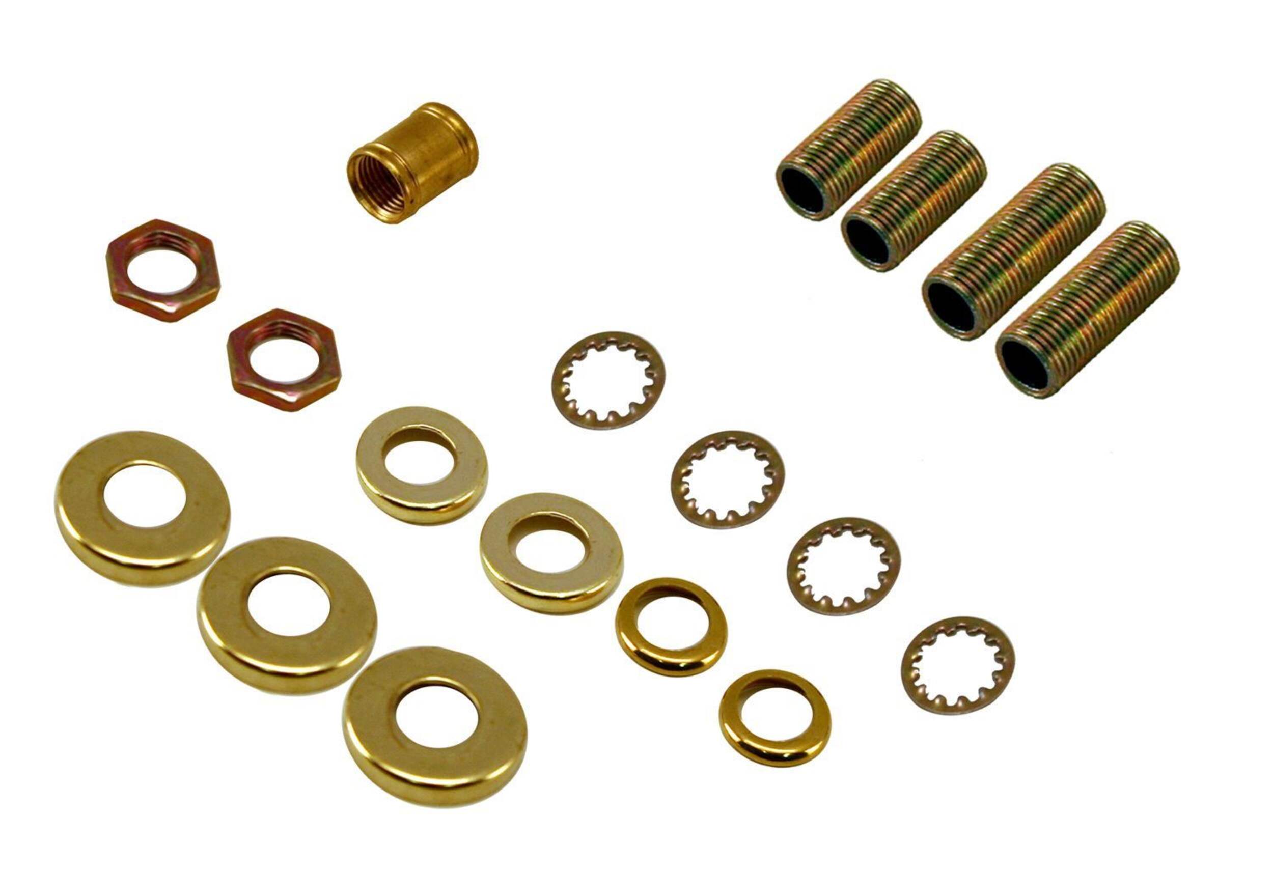 Atron Electro Industries LA918 All Purpose Lamp Kit, Brass/Zinc, Assorted, 18pc Composite_or_Mixed