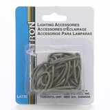 Atron Electro Industries LA722 Decorative Chain, 8-ga, Antique Brass, 3-ft Front_Flat