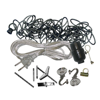 Atron Electro Industries Swag Lamp Kit, Chrome Composite_or_Mixed