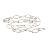 Chaîne décorative Atron Electro Industries LA720, calibre 8, blanc, 3 pi Front_Flat