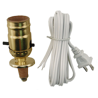 Atron Electro Industries LA802 Make-A-Lamp Kit, 100W, 8-ft Composite_or_Mixed