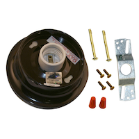 Atron Electro Industries Black Ceiling Fitter Composite_or_Mixed