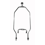 Atron Electro Industries LA108 Lamp Harp, Hardware Included, Chrome, 8-in Front_Flat