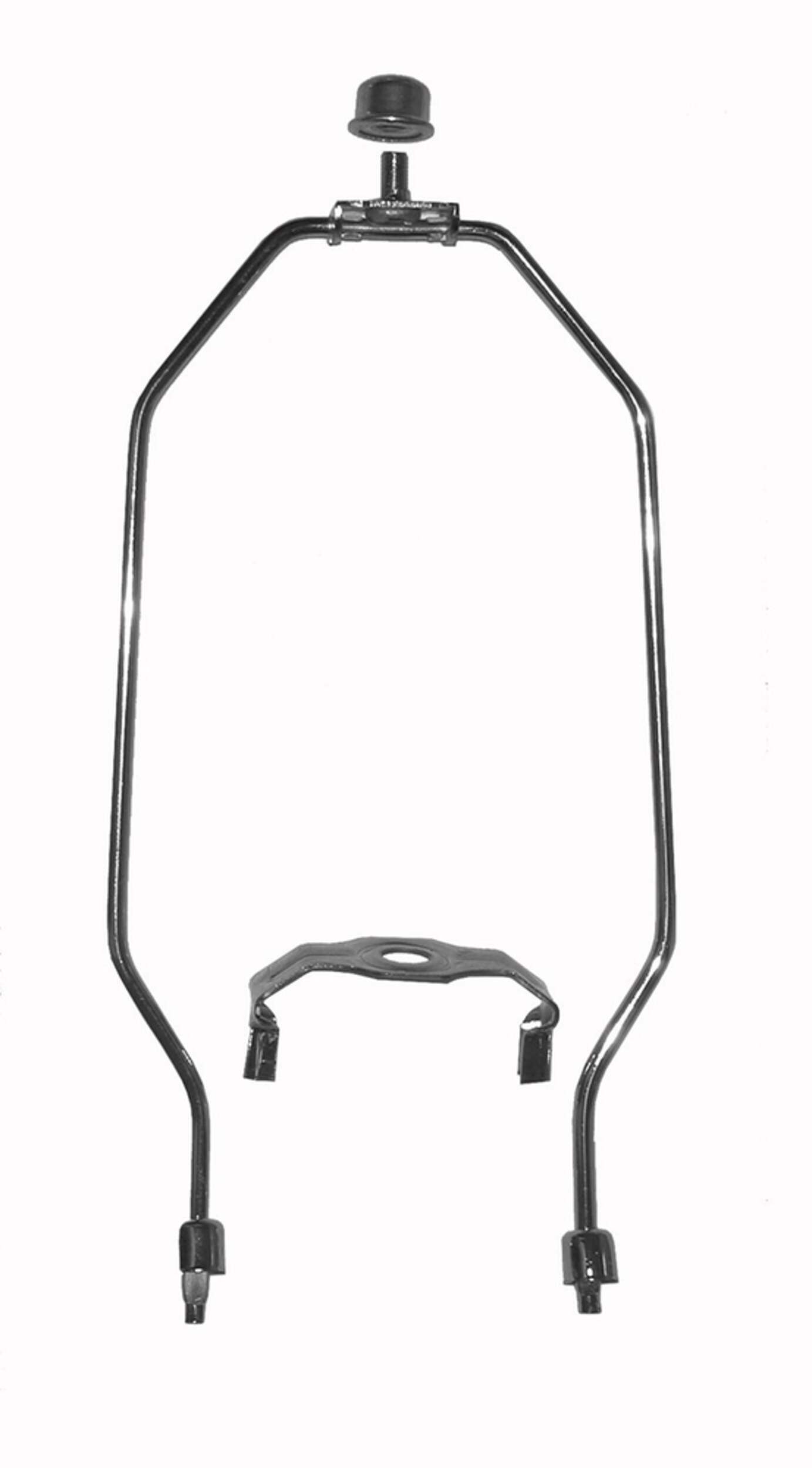 Atron Electro Industries LA108 Lamp Harp, Hardware Included, Chrome, 8-in Front_Flat