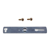 Atron Electro Industries LA919 Crossbar with Fitters, 1/8 IP, 4-in Overhead_Plunge