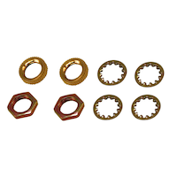 Atron Electro Industries LA922 Lock Nuts, 1/8 IP, Assorted, 8-pk