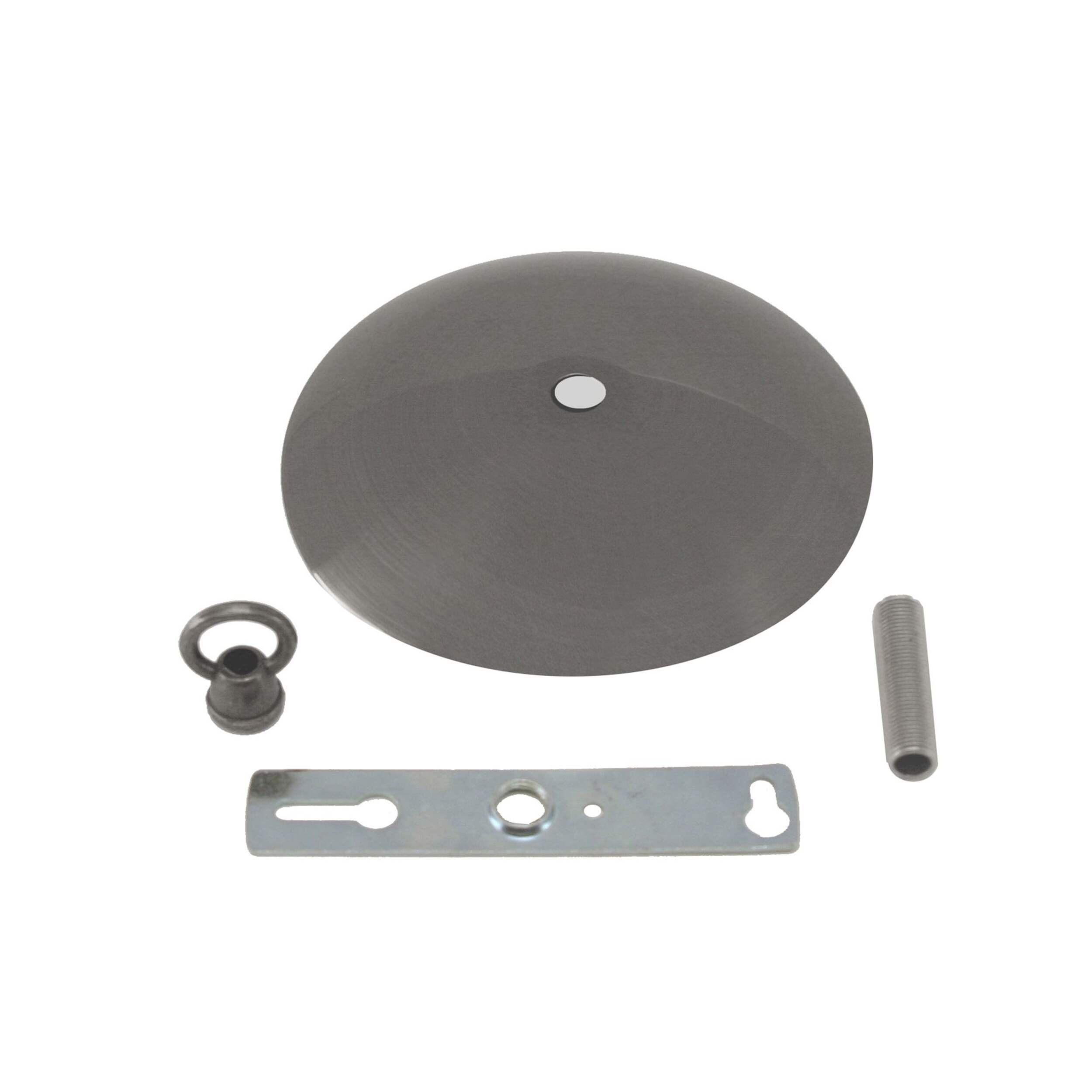 Atron Electro Industries LA618 Ceiling Canopy, Chrome, 5-in Front_Elevated