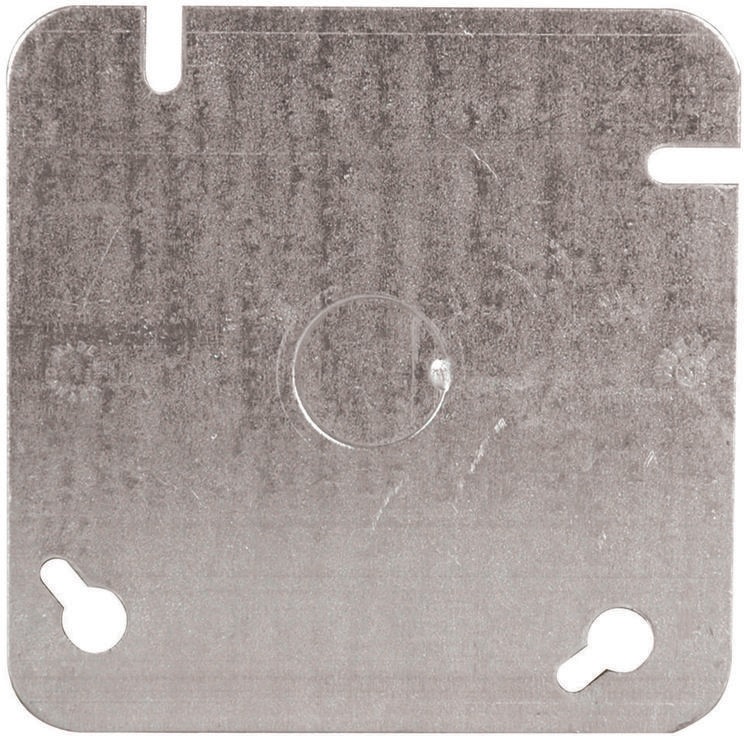 Blank Square Cover Plate, 4in with ½ Knockout Canadian Tire