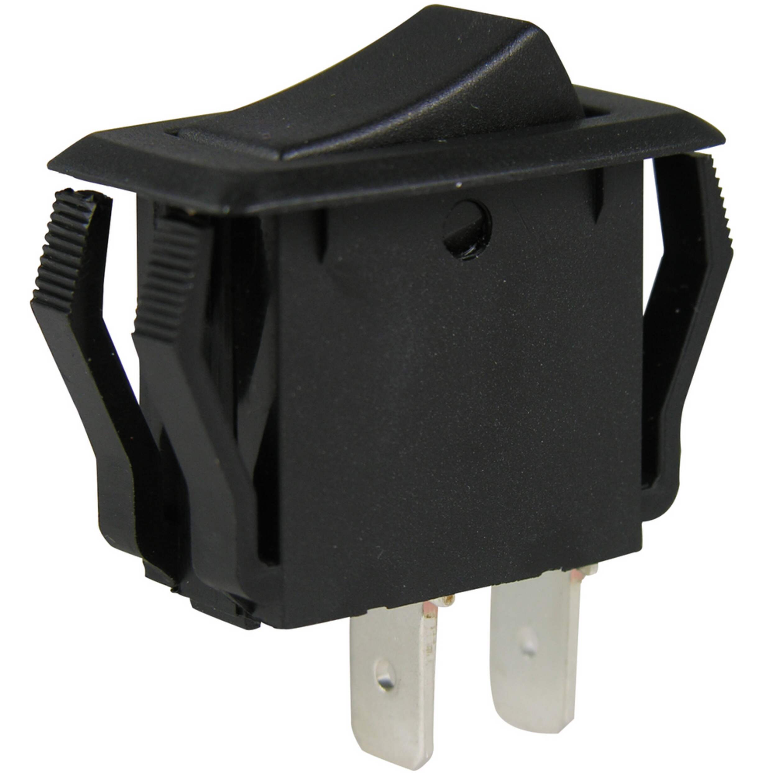 GARDNER BENDER GSW-41 Appliance Rocker Switch, Black, 1 Pole, Black Front_Angled_Left