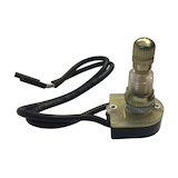 GARDNER BENDER GSW-61 Brass Rotary Single Throw Switch, SPST, 1 Pole Overhead_Plunge