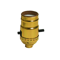 Douille à poussoir à culot moyen Atron Electro Industries LA972, 660 W, 250 V, laiton Front_Angled_Right