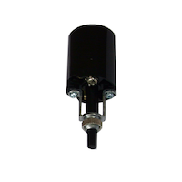 Douille à bouton rotatif Atron Electro Industries LA1133, phénoplaste, culot moyen, 660 W, 250 V, noir Bottom_Plunge