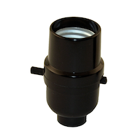 Douille à culot moyen Atron Electro Industries LA942, en phénoplaste, 1/8 IPS, 660 W, 250 V, noir Front_Angled_Left