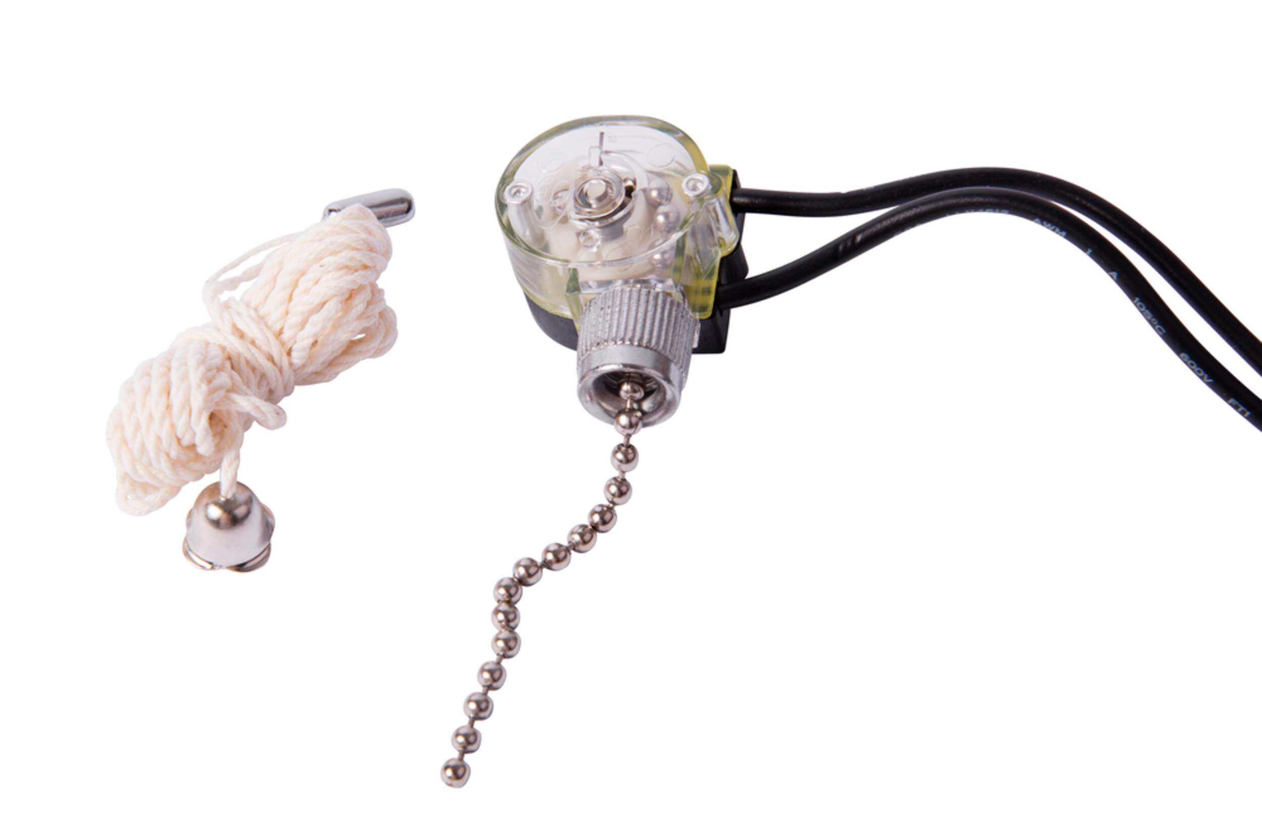 Interrupteur à chaînette à circuit unique Gardner Bender GSW-31 SPST, nickel Composite_or_Mixed