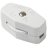 GARDNER BENDER GSW-72 Feed-Through Appliance Single-Pole Switch, 3A, 125V, White Front_Angled_Left