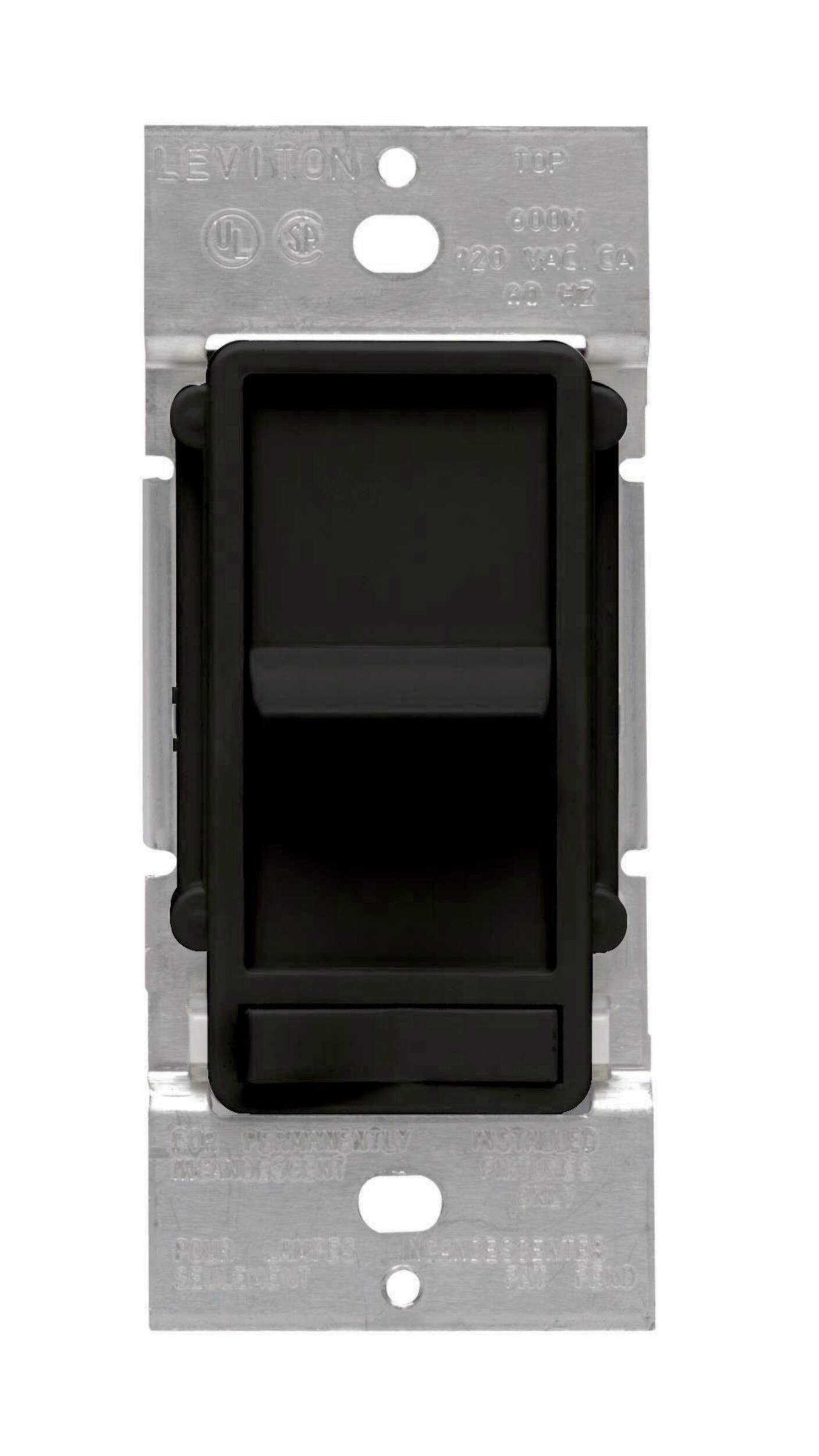 Leviton Decora SureSlide Dimmer Front_Flat
