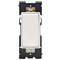 Leviton RE153-744 Renu 3-Way Switch with Self-Grounding Wiring, 15A, 120/277V, White, Wallplate not Included