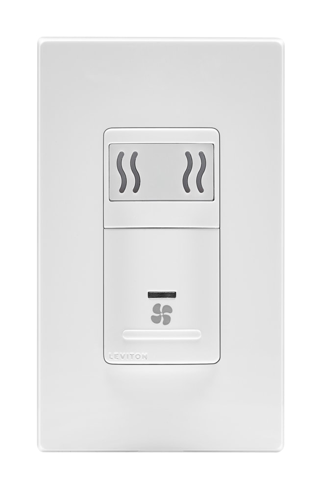 Leviton IPHS5742 Decora InWall Humidity Sensor and Fan Control