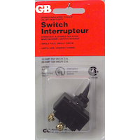 GARDNER BENDER GSW-19 Heavy Duty On-Off Double Insulated Toggle Switch, 10A, 277V