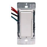 Leviton Decora Universal High Watt Rocker Dimmer, 450W LED, 1000W Incandescent/CFL, White (DSM10-752) Front_Flat