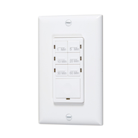 60-Minute Digital Countdown White Timer Switch Front_Flat