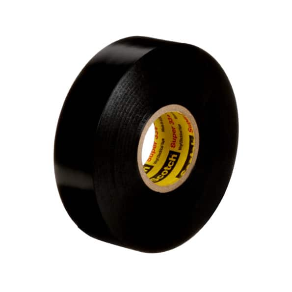 24-Rolls x 66 Ft WOD Premium Grade PVC Electrical Tape 4 in Black 