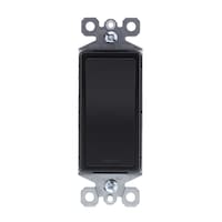 Legrand TM870GCC10 Radiant Single-Pole Switch, 15A, Graphite Front_Flat