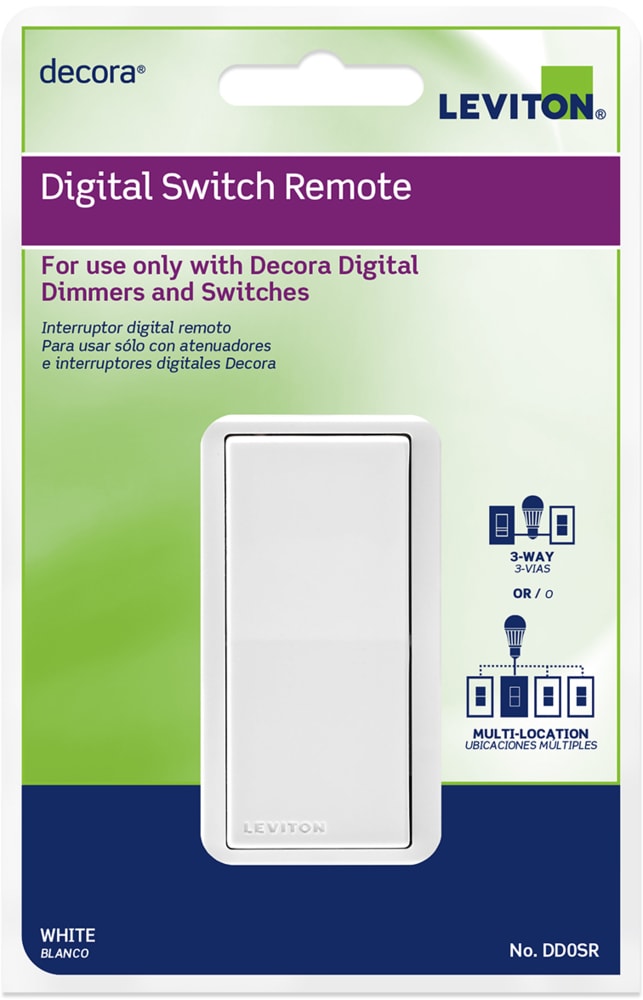Leviton DD0SR744 Decora Smart Coordinating Switch Remote, White