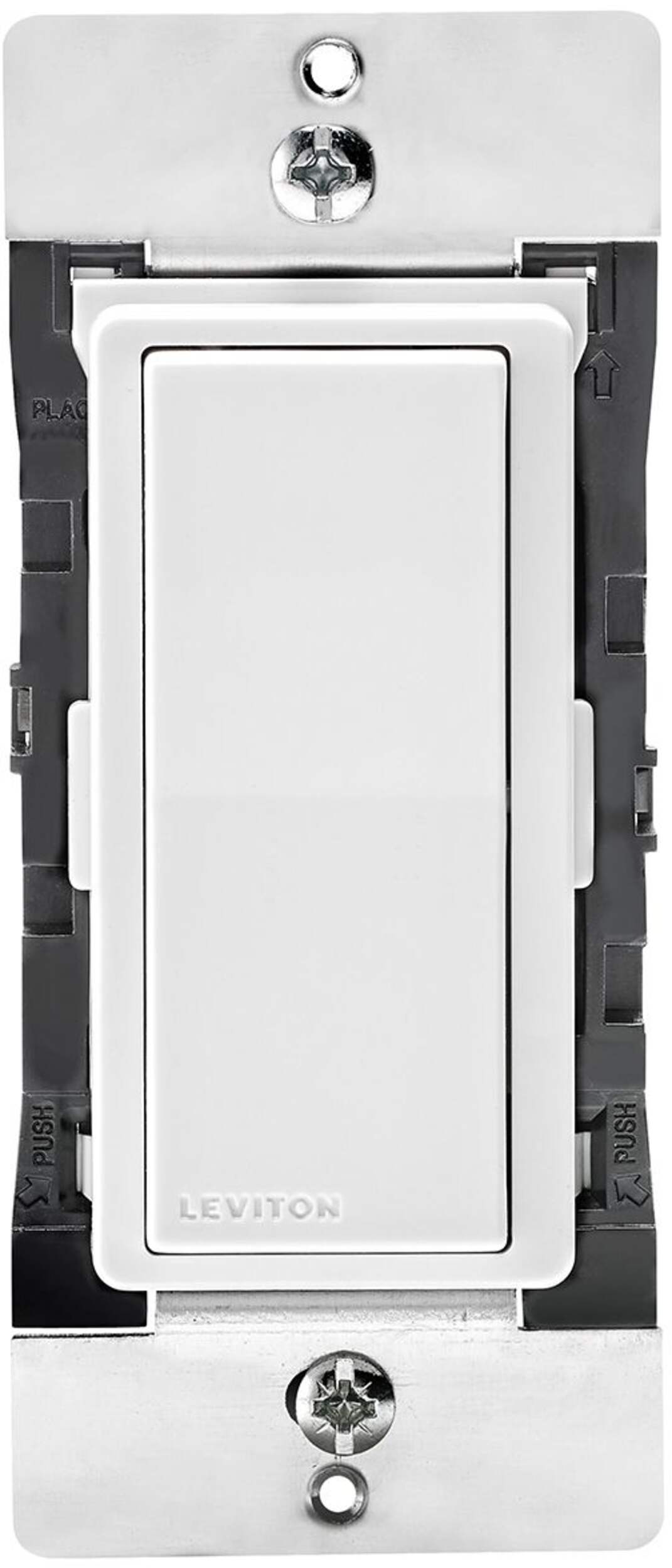 Leviton DD0SR-744 Decora Smart Coordinating Switch Remote, White Front_Flat