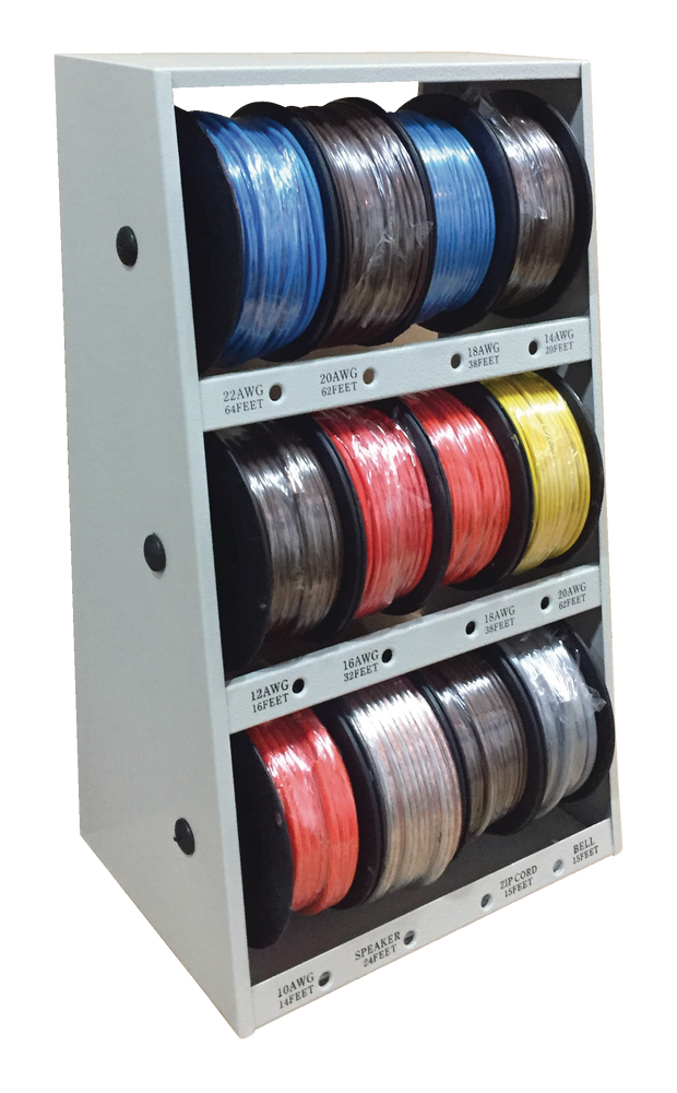 KMC Wire Storehouse 12Wire Case Set with 12 Spools, 400ft, 10 to 22