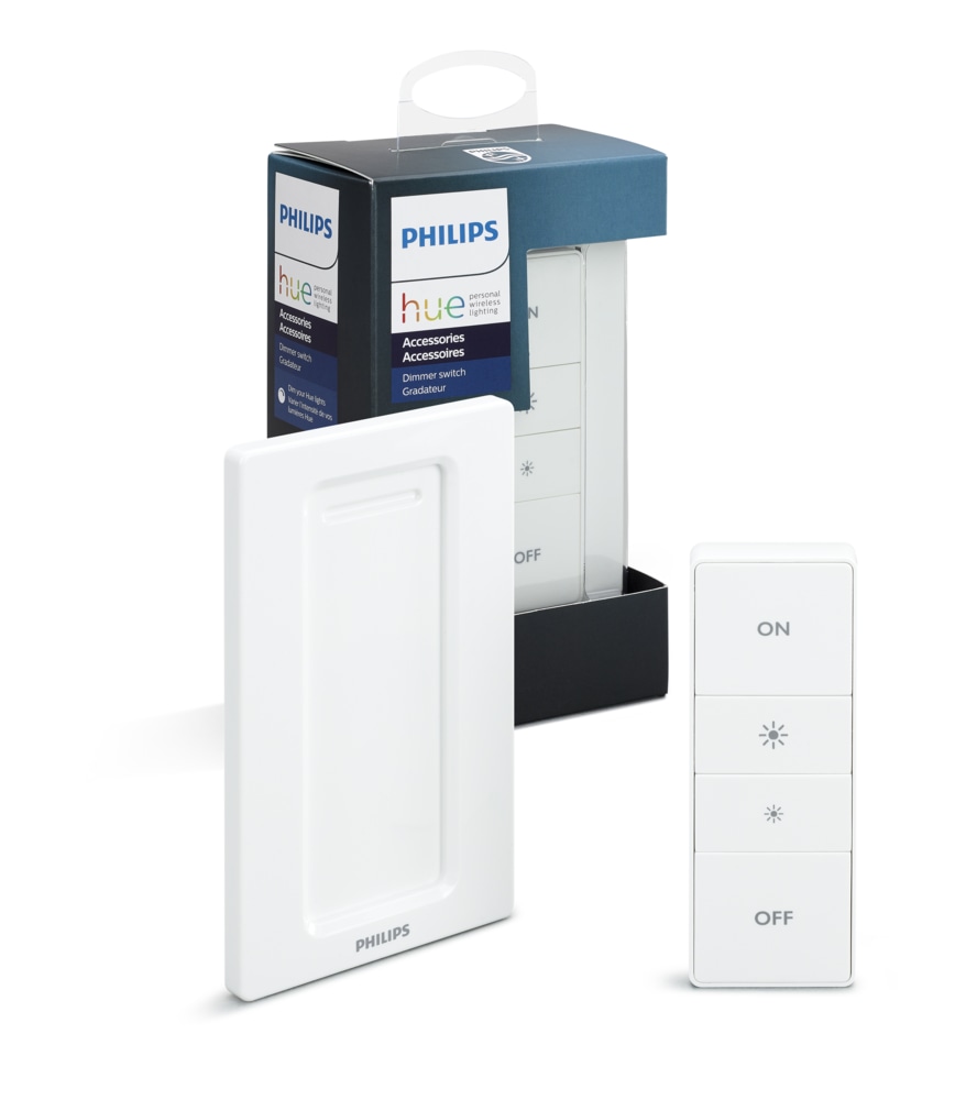 PHILIPS Hue 562777 Smart LED Wireless Dimmer Switch and Remote (2nd