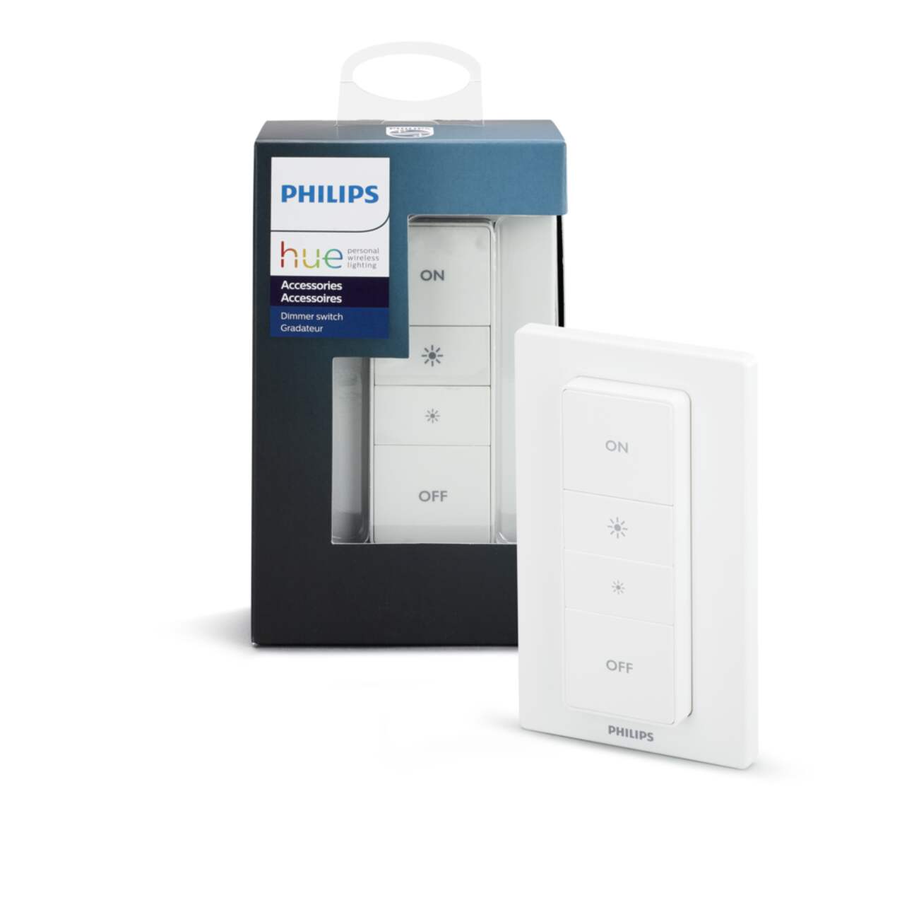 Télécommande Contrôle Éclairage Smart Gradateur Interrupteur Blanc Philips  HUE