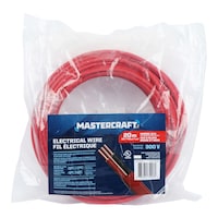 NMD90 Building Wire, 12/2, Red, 65.6-ft