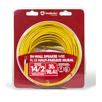 Câble intramural pour haut-parleur Southwire 56911950, 14-2, jaune, 98,4 pi