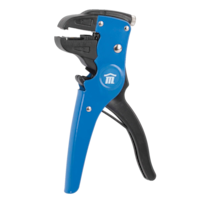 Pince à dénuder et couteau autoajustable Mastercraft, bleu Front_Angled_Right