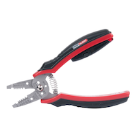 Pince à dénuder avec capteur de courant c.c Gardner Bender GST-55M, poignées ergonomiques, calibre 10 à 18 AWG, rouge Front_Flat