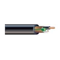 Southwire 58157201 Viper SJTOOW Industrial Electrical Wire, 12-3, Black, 24.6-ft CloseUp